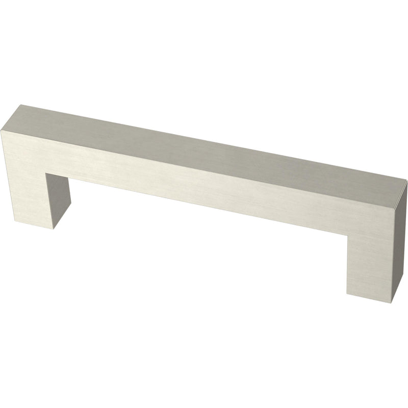 Franklin Brass (10-Pack) – Stainless Steel Cabinet Handles, 3-3/4 Inch Hole Center, Modern Pulls for Drawers, Kitchen Cabinet Door, Dressers | Simple Modern Square 3-3/4" (96mm) 10