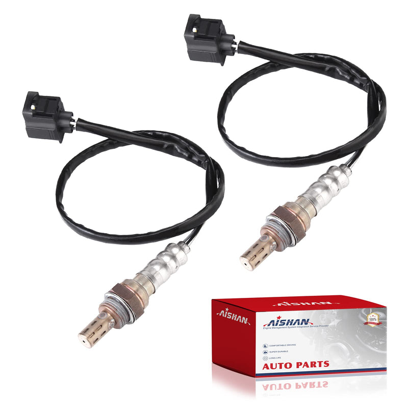 2PC O2 Oxygen Sensor Upstream/Downstream Compatible with Dodge Ram Caravan Challenger Durango Nitro Jeep Commander Grand Cherokee Wrangler Chrysler Replace# 234-4587 250-24253