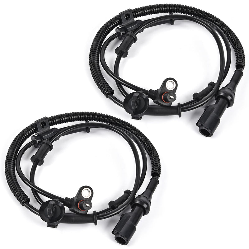 SPEEDWOW 2Pcs ABS Wheel Speed Sensor Front Left Right for Ford Excursion (2000-2005), F-250 F-350 F-450 F-550 Super Duty (1999-2004) F650 F750 F800 Replace#OE 197 5S6024 SU7557 BRAB68 F81Z2C204BA