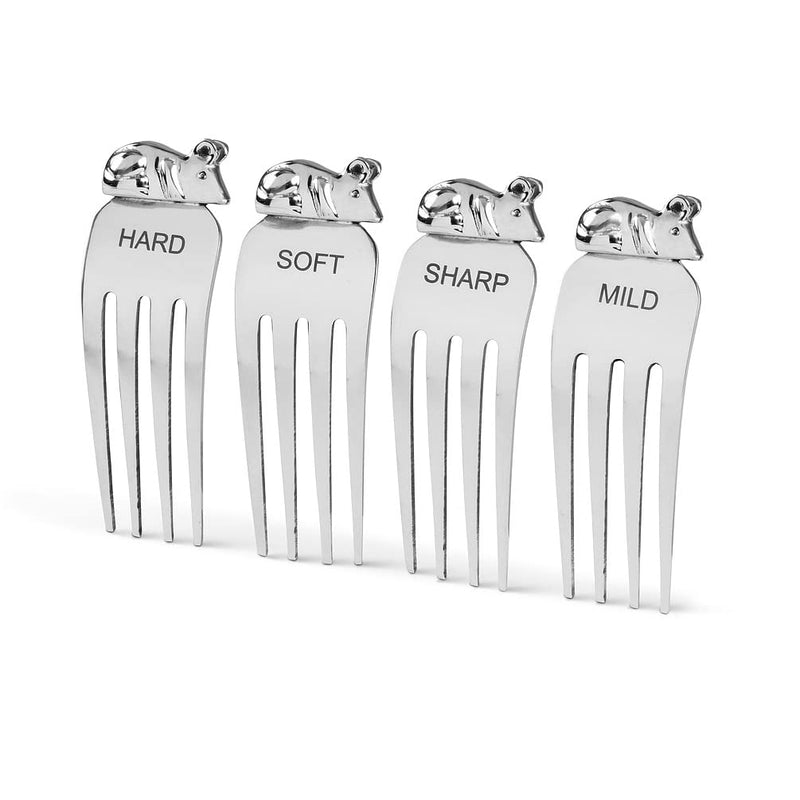 Abbott Collection 36-Squeak Cheese Marker, 3"H, Silver