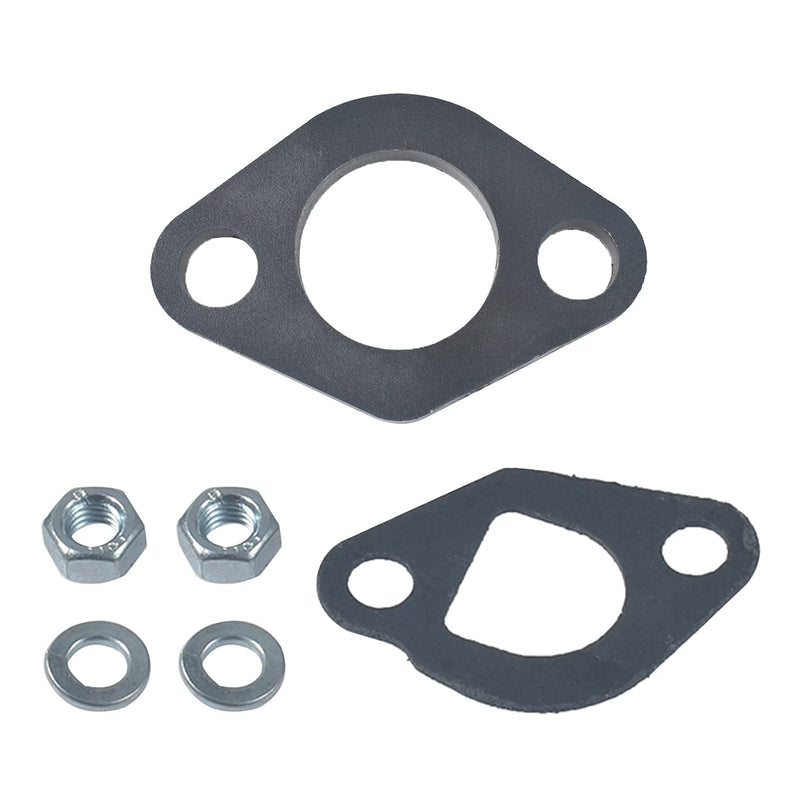 Exhaust Flange Plate & Gasket Generator for Predator 212cc GX160 Harbor Freight Go Kart Mini Bike