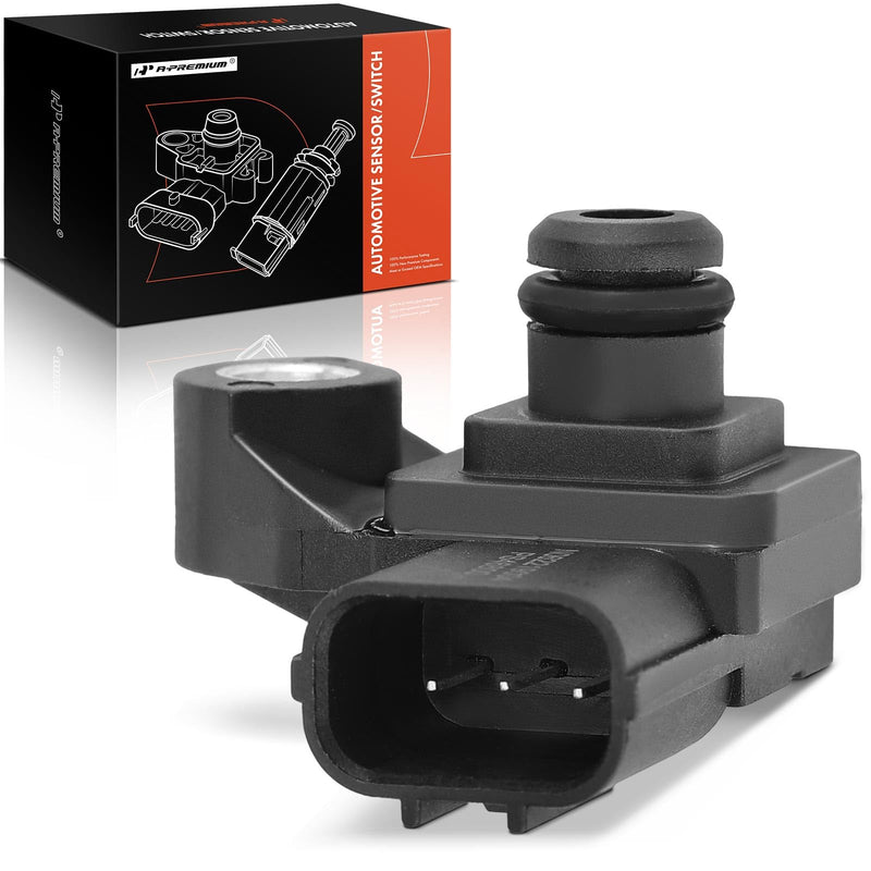 A-Premium Manifold Pressure MAP Sensor [W/ 3Pins] Compatible with Subaru Outback, Forester, BRZ, Crosstrek, Impreza, Legacy, XV Crosstrek & Toyota 4Runner, 86 & Scion FR-S - 2.0L 2.5L 4.0L