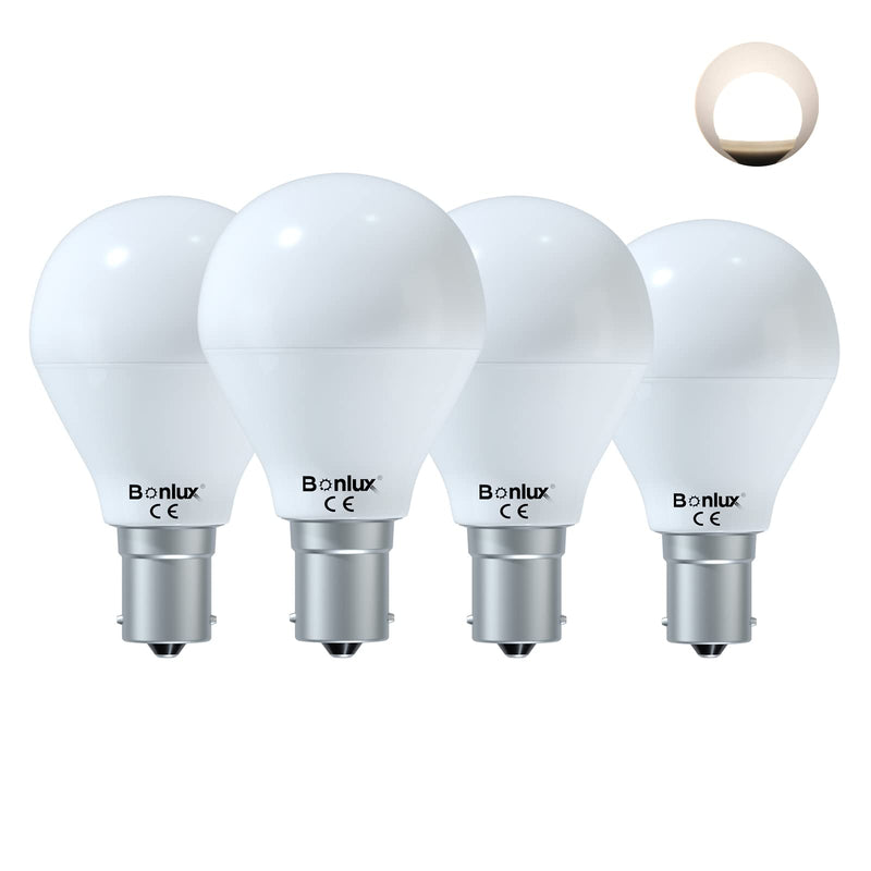 Bonlux 1156 1141 1003 12V RV Vanity LED Light Bulbs, 3W 1383 1139 20-99 BA15S Single Contact Bayonet Vanity Replacement Bulb for 5th Wheel Camper RV Interior Light Bulb Natural White 4000K, 4-Pack 3 Watts-BA15S