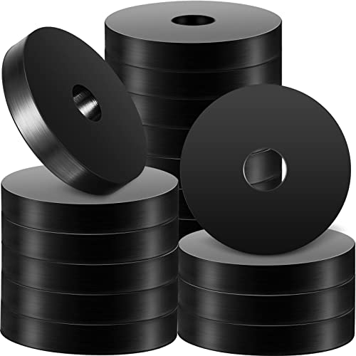 20 Pcs Rubber Washers Flat 1 1/2 Od x 3/8 ID x 1/4 Inch Rubber Bushings 20