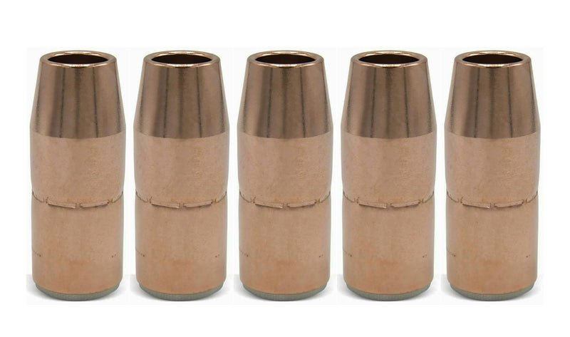 N-A5800C Nozzle For Miller AccuLock S Large 5/8" Flush Fit D-MA250 Diffuser and AccuLock S Contact Tips (5-PK) 5-PK