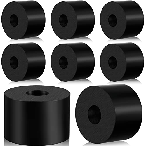  [AUSTRALIA] - Fabbay Rubber Spacer 1.5" OD X 0.5" ID X 1" Thick Black Neoprene, 8 Pcs