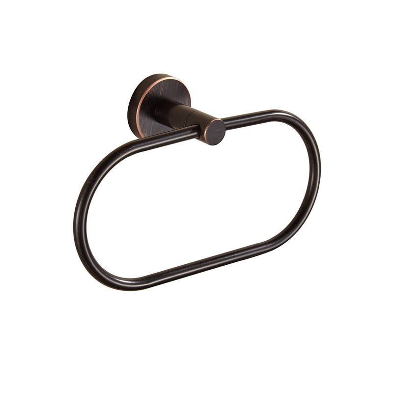 BigBig Home Bronze Towel Ring, Bathroom Towel Holder, Bath Oil Rubbed Hand Towel Rack Hanger Wall Mounted Farmhouse Bronze Towel Ring Ellipse