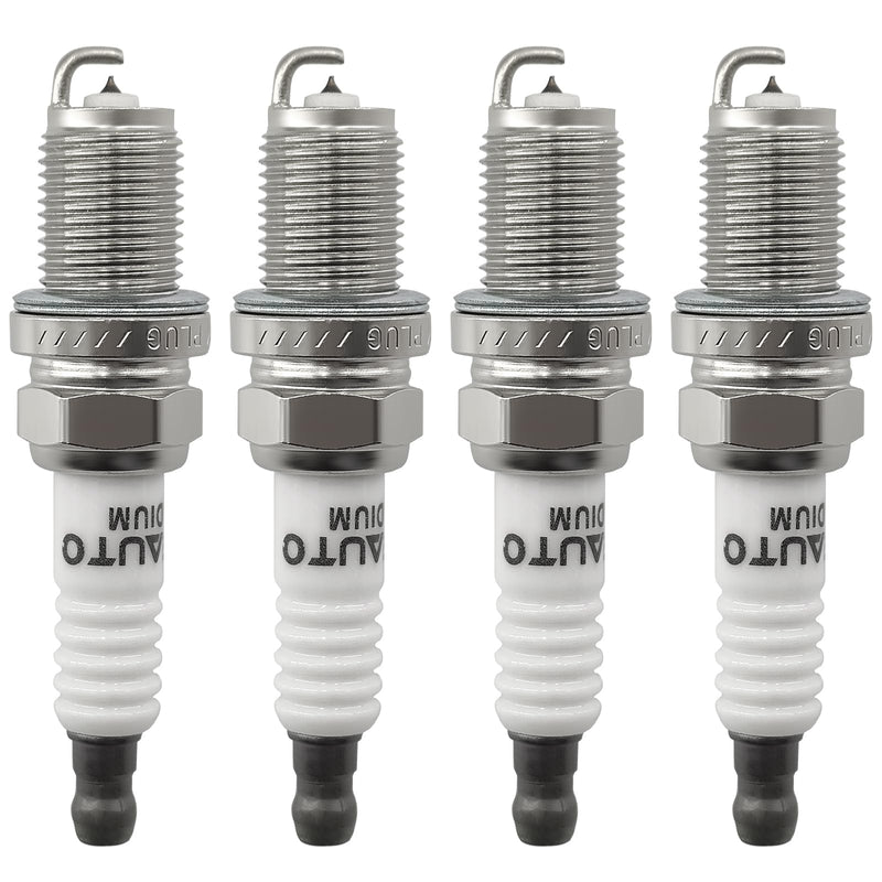 Iridium Spark Plugs 4 Pack 7090 BKR5EGP Fit For Volkswagen Toyota Subaru Honda Audi Hyundai Mitsubishi Nissan Mini Kia Saab Dodge Jeep Suzuki Mazda Acura Chrysler Chevrolet Mercury Ford L4 C01020002