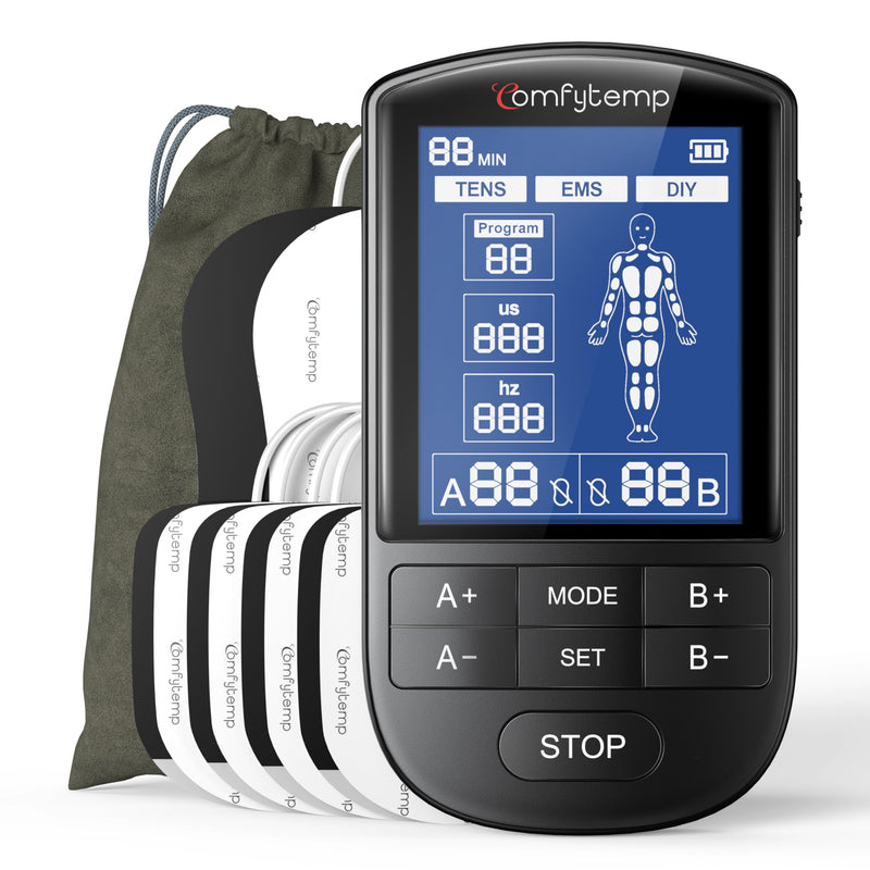 Com Tens Machine Comfytemp TENS Unit Muscle Stimulator for Pain Relief Therapy, TENS Ma ...