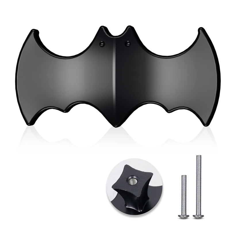 10 Pack | Solid Gothic Dresser Drawer Knobs Black Bat-Shaped Drawer Pulls are Made of High-End Zinc Alloy,Heavy-Duty, 2.5-in Overall Length. 10