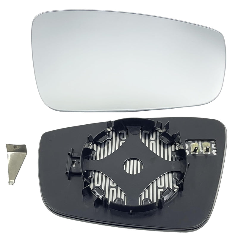 Vw Passenger Side Heated Mirror Glass Compatible with 2011-2018 Volkswagen VW Passat Mirror Glass Beetle Jetta Power Convex Right Side Mirror Glass with Rear Holder