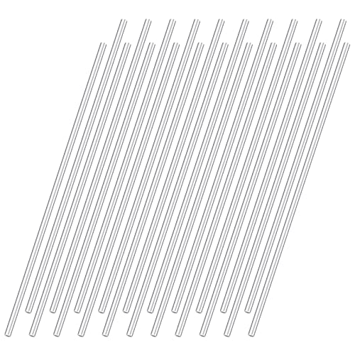 20 Pieces 1/4" Aluminum 6061 Round Rod Solid Extruded Rod 13" Long（+0/-.05"）& 0.25" Diameter (1/4x13inch, 20) 1/4x13inch