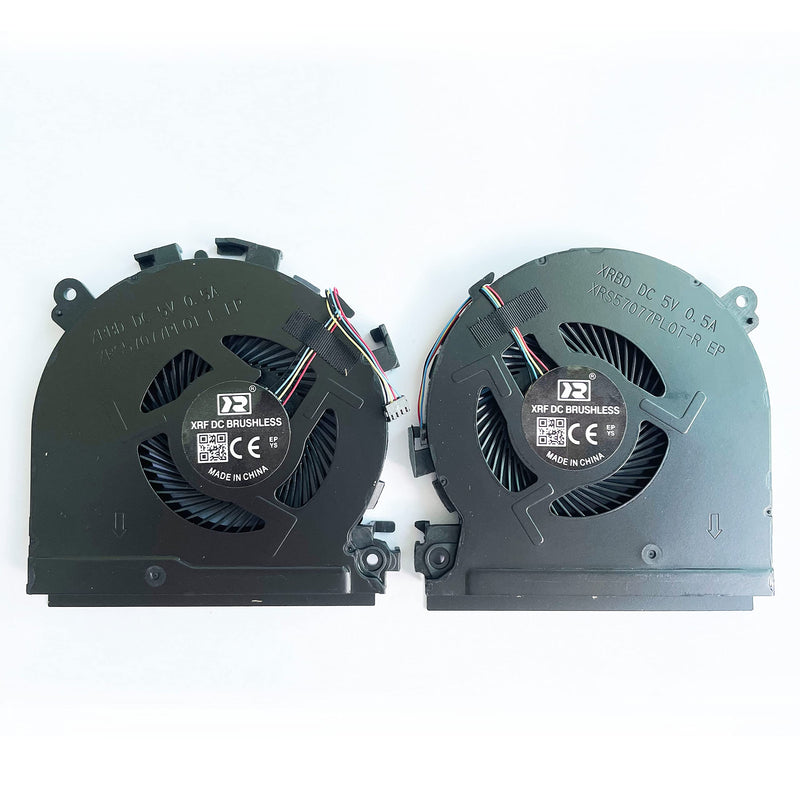 CPU+GPU Cooling Fan Replacement for HP Spectre X360 15-CH | 15-CH000 15-CH011DX 15-CH011NR 15-CH075NR 15-CH008CA Series NS75C00-17J22 NS75C00-17J21 L17605-001 L17606-001