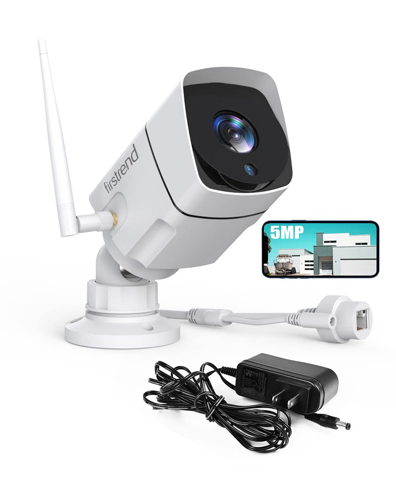 firstrend Security IP Camera with Adapter Wireless Security System ONLY for Models: FTUS-W845M2TA-XM,FTUS-W885M3TA-XM（NOT Supporting 3MP System