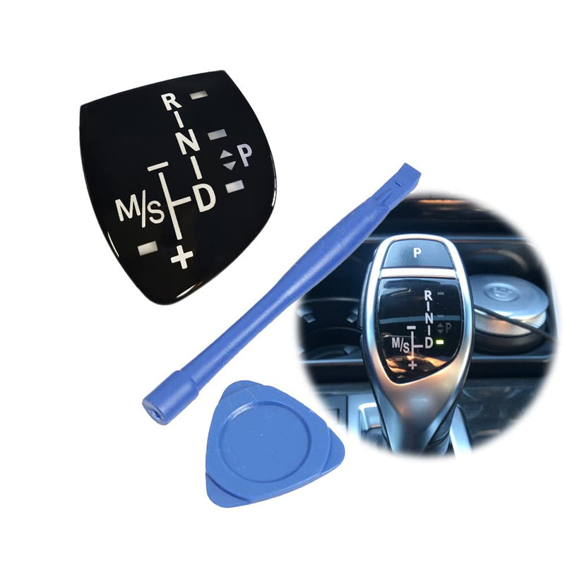 Car Gear Sticker Shift Knob Panel Cover for BMW Models X1 X3 X5 X6 F01 F10 F30 F35 F18 GT 1 3 5 6 7 Series Short Type