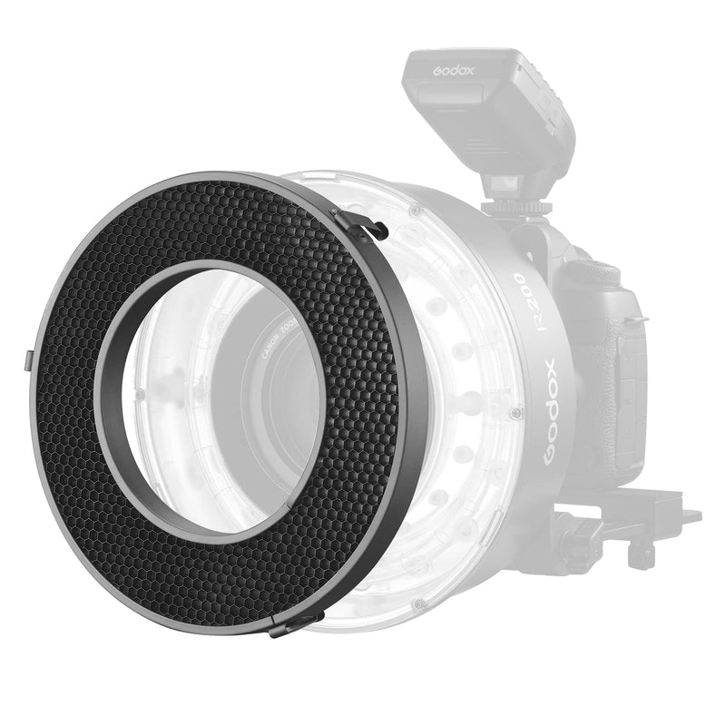 Godox R200-HC20 Photography Honeycomb Grid 20° for Godox R200 Ring Flash Head, for Creative Shooting, Art, Advertising, Product Shooting 20°