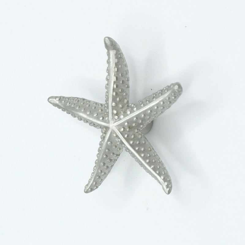 Costello Coastal - Starfish Cabinet Knob (Medium) | Pewter Hardware Collection | Kitchen, Bedroom, Living Room, Bathroom Cabinet and Drawer Knobs 1 Medium