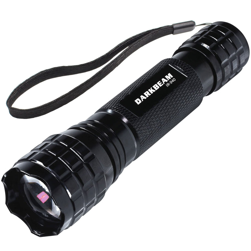 DARKBEAM ir Flashlight Infrared 940nm Lights LED Mini for Night Vision, Rechargeable Portable Tactical ir Illuminator Torch, Focus Adjustable for Hunting, Observation, Search 501F Infrared 940nm Light