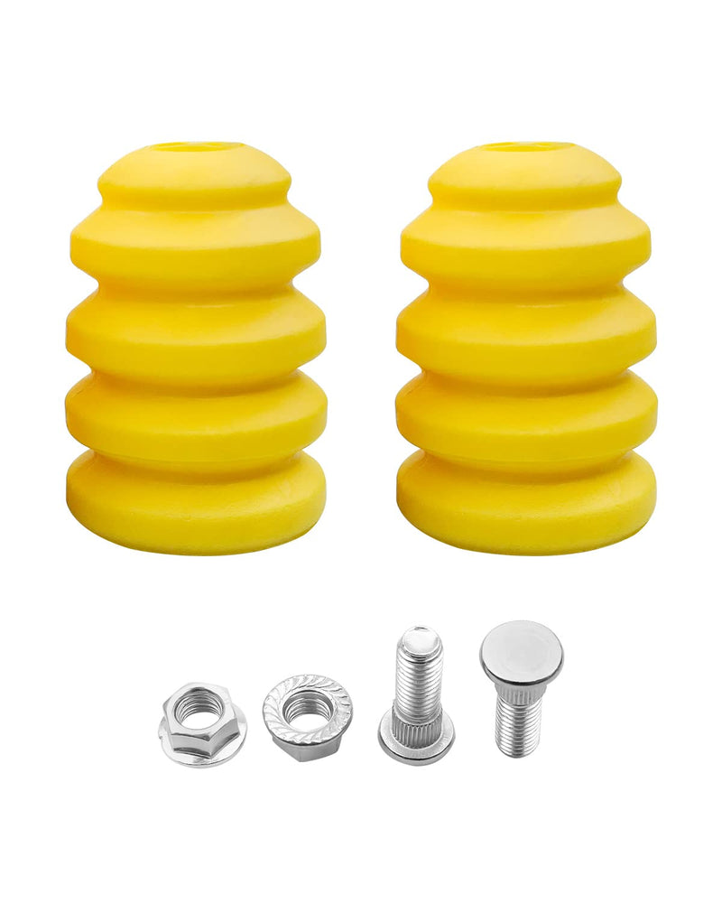 2Pcs Rear Bump Stops, Axle Jounce Bumpers Fit for Chevy Silverado 1500 GMC Sierra 1500 2007-2019 Replace 15236353