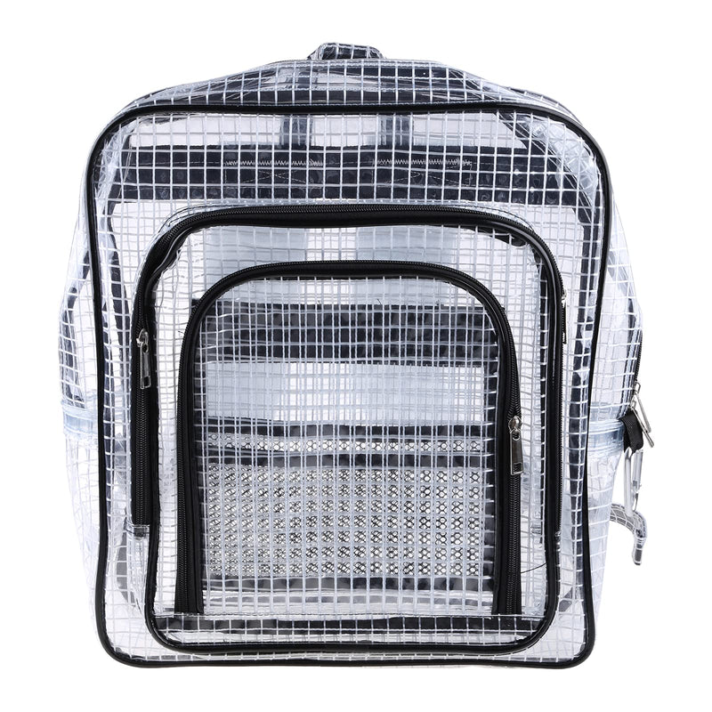 15.7inch Anti-Static Clear PVC Tool Backpack for Computer Repair, Static-Safe Storage for Electronics, Transparent Work Bag with Durable Design for Engineers & Technicians