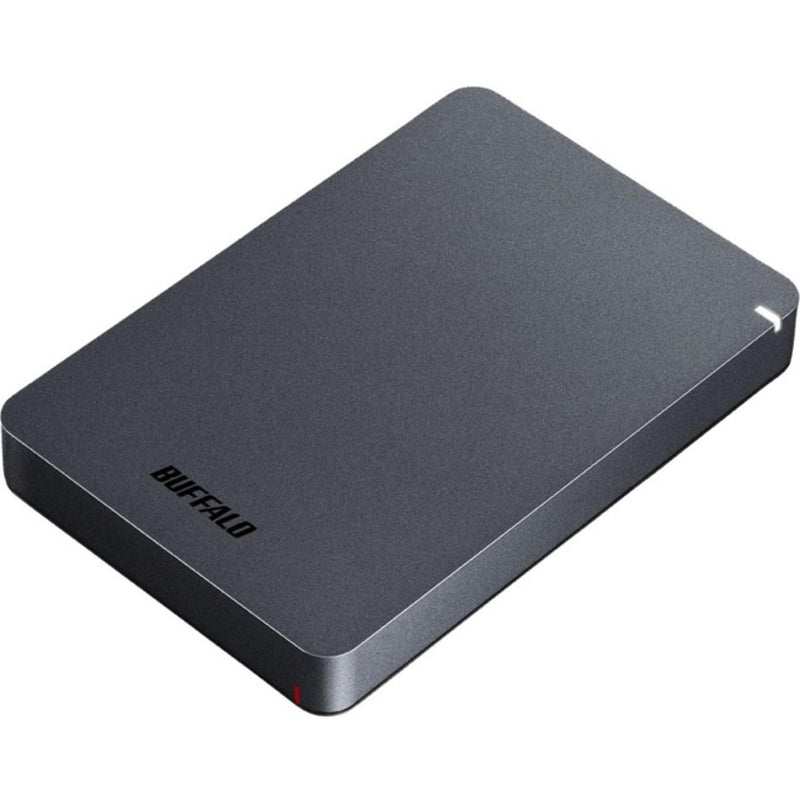 BUFFALO 2TB MiniStation PGF Portable External Hard Drive HDD Shock Resistant, USB 3.0 (3.2 Gen 1x1) for PC, Mac 2 TB