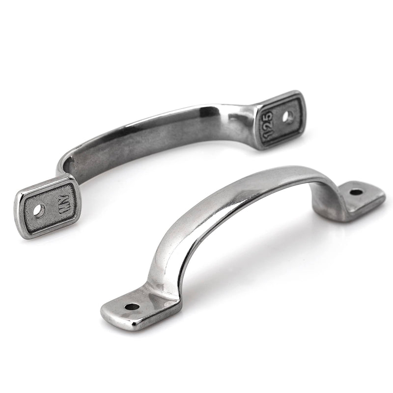 2PCS Boat Grab Handles Stainless Steel Boat Handrail 5.7" Heavy Duty Marine Door Grab Handle,Marine Rail, Grab Handle for Marine Yacht