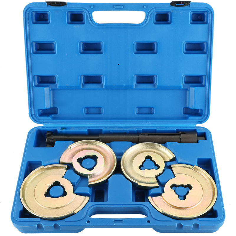 DASBET Suspension Coil Spring Compressor Set 5PCS Front Rear Axle Telescopic Repair Tool Kit Compatible with Mercedes Benz (Golden) Golden