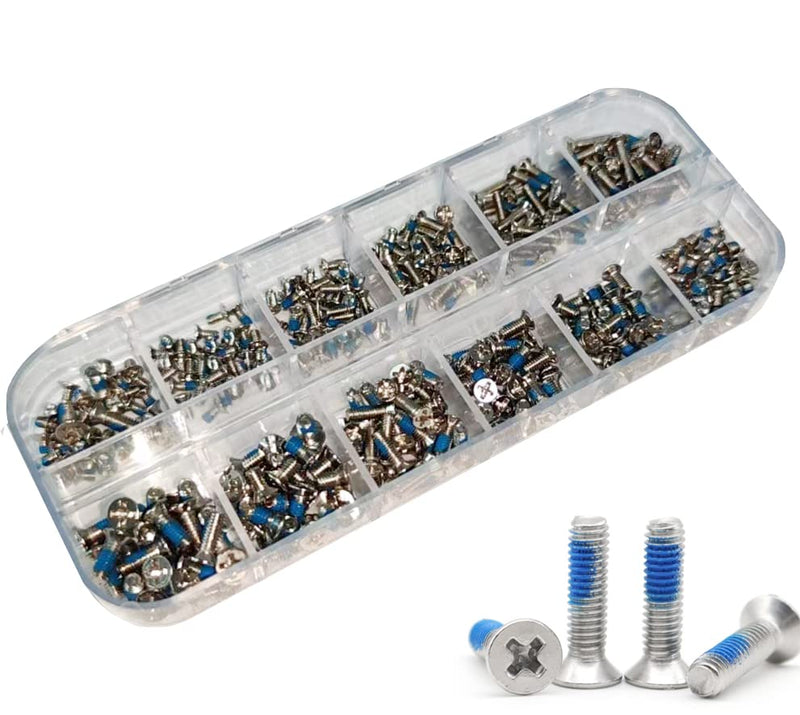 360pcs 12size Laptop Notebook Tiny Computer Replacement Electronic Screws Assortment Kit Silver,M2 M2.5 M3,for Lenovo Toshiba Gateway Samsung HP IBM Dell Sony Acer Asus HardDisk SATA SSD(11)