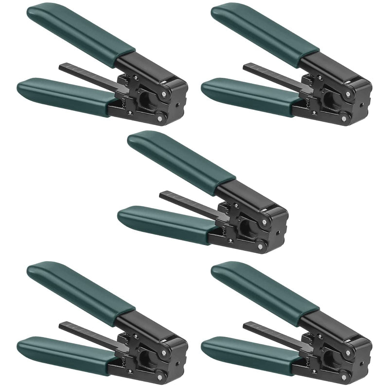 5 Pack Fiber Optic Drop Cable Stripper for 3.0 mm x 2.0 mm FTTH Drop Cables,Stripping Plier for Rubber-insulated Optical Cable 5
