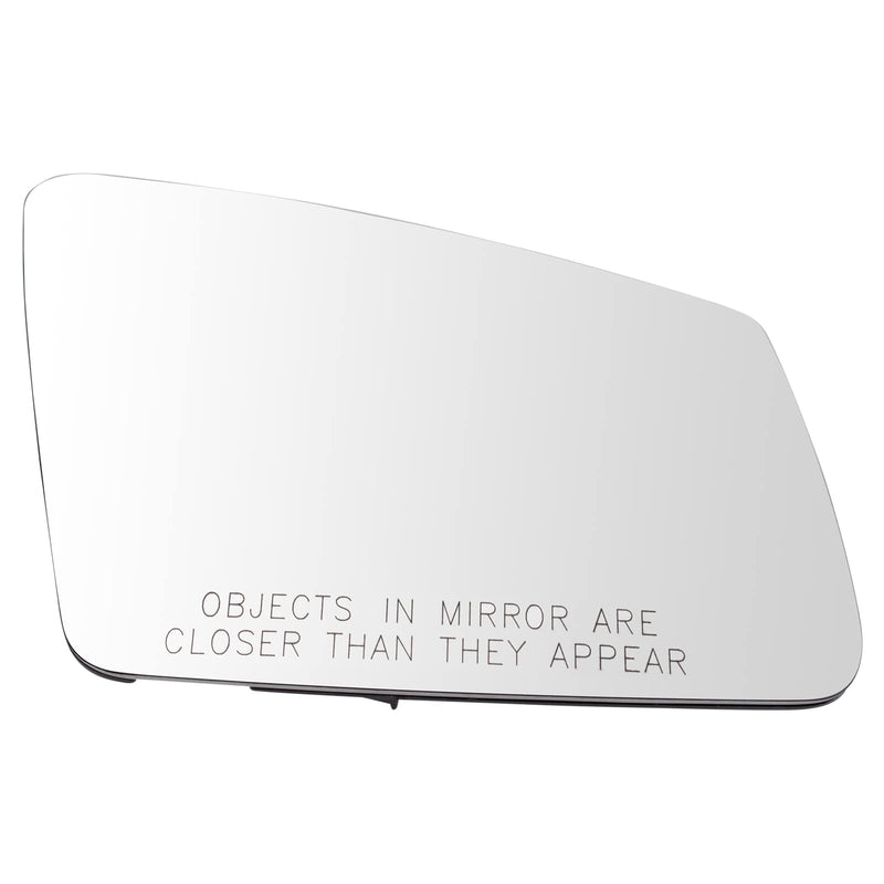 TRQ Passenger Side Mirror Glass Heated Convex For Factory Equipped Mirrors Compatible with 10-16 Mercedes-Benz E350 Sedan 11-14 E350 Coupe 10-14 E550 Sedan 11-17 E550 Coupe 14-16 E250 MGA05433