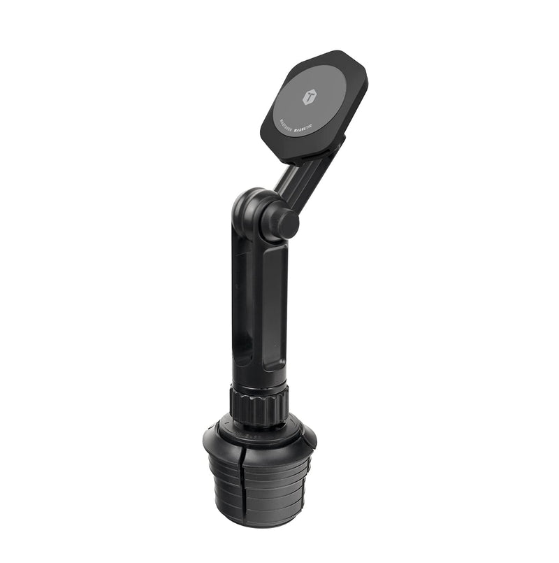 MagTough Magnetic Boom Phone Mount – Adjustable 13.3” Extension Arm, Expandable Cupholder Base | Universal Compatibility with iPhone & Android | Secure Hold on Rough Roads
