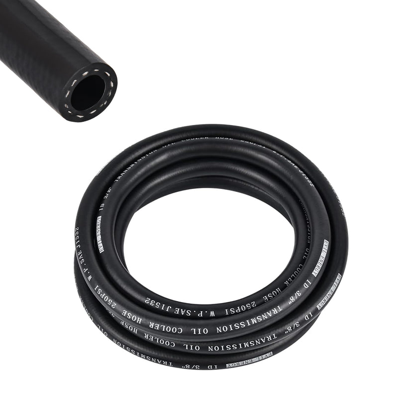 EVIL ENERGY 3/8" Transmission Oil Cooler Hose 10FT 250PSI SAE J1532 3/8 10FT