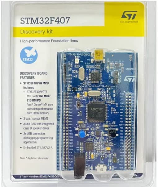 STM32F407G-DISC1, Application Development Board for The STM32F407 32-Bit Microcontroller