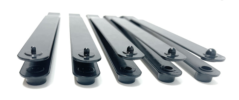 Metal Magery 5 Piece 6" Hole Finder Tools Sheet Metal Strap Duplicator Kit Includes #40, #30, #21, #10, & 1/4"