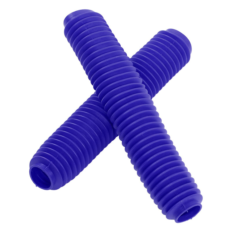 Motorcycle Shock Absorber Boots, Front Fork Dust Cover Replacement for RM125 DR250 DRZ400, Blue Pair