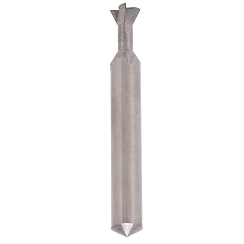 Dovetail Cutter Carbide End Mill 6mm Shank 4 Flute for Wood Aluminum Slotting Milling 50mm Length (65°) 65°