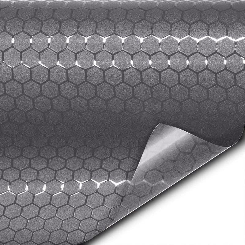 VViViD+ Honeycomb Matte Smoke Taillight Tint Bulk Vinyl Roll (1ft x 5ft) 1ft x 5ft