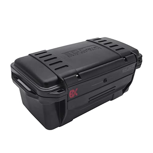 SEIWEI Outdoor Sealed Waterproof Safety Case Plastic Tool Dry Storage Box For Electronic Equipment Camping Outdoor Tool - Professional Waterproof Box(C), Black (MMZ-HA5272C-RT) C