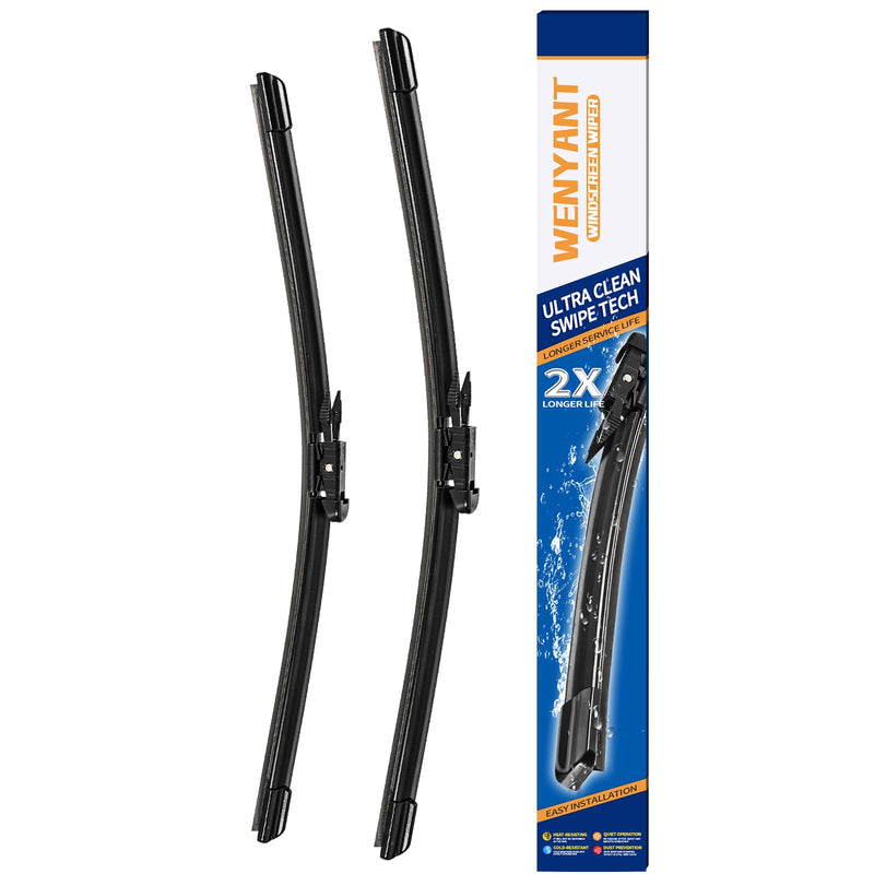28"/28" Windshield Wipers Compatible with Ford Edge 2020-2015 Focus 2018-2012 Escape/Fusion 2019-2013 Front Wiper Blades for My Car Original Equipment Automotive Replacement (Set of 2) 28"+28"