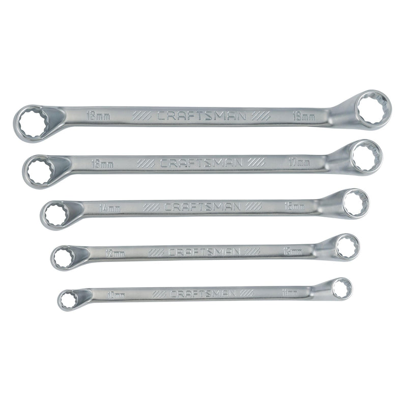 CRAFTSMAN Offset Box End Wrench Set, MM, 5 Piece (CMMT44350)