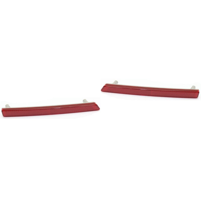  [AUSTRALIA] - For Chevy Traverse 2018 2019 2020 2021 Bumper Reflector Driver and Passenger Side | Pair | Rear | CAPA Certified | Replacement For GM1184111, GM1185111 | 22856325, 22856326