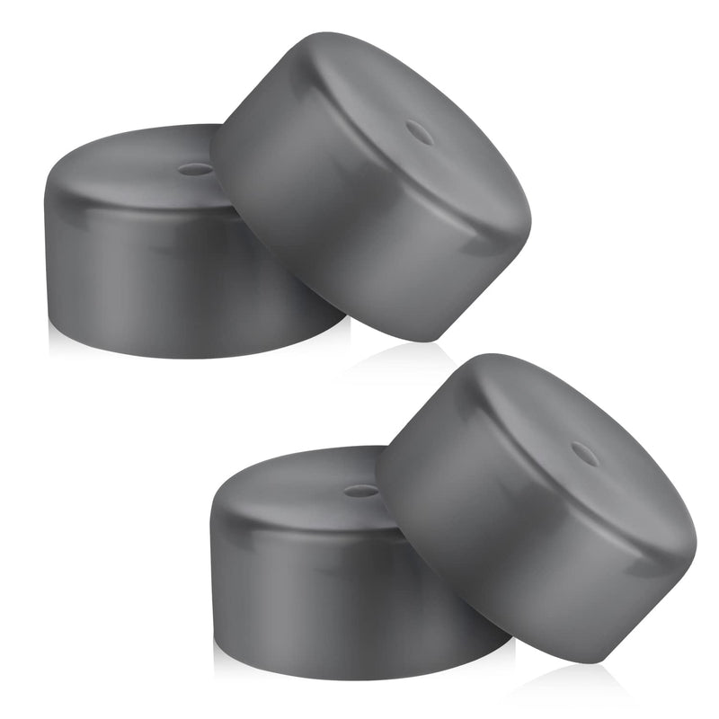 Bearing Caps, 4 Pack 1.98 Inch Grey Rubber Dust Trailer Wheel Hub Grease Cap Rubber Dust Buddy Cover Caps for Boat Trailer Wheel Buddies
