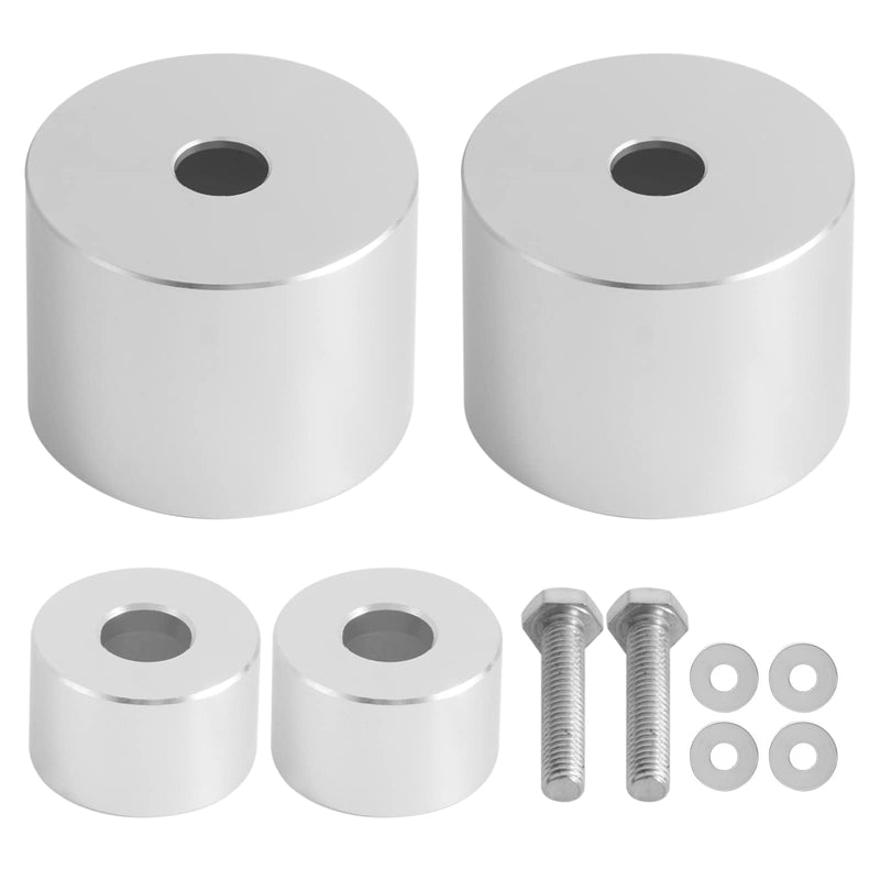 A Pillar Grab Handle Repair Upgrade Kit Compatible with 2002-2009 Dodge Ram 1500 2500 3500 Aluminum Material - Silver