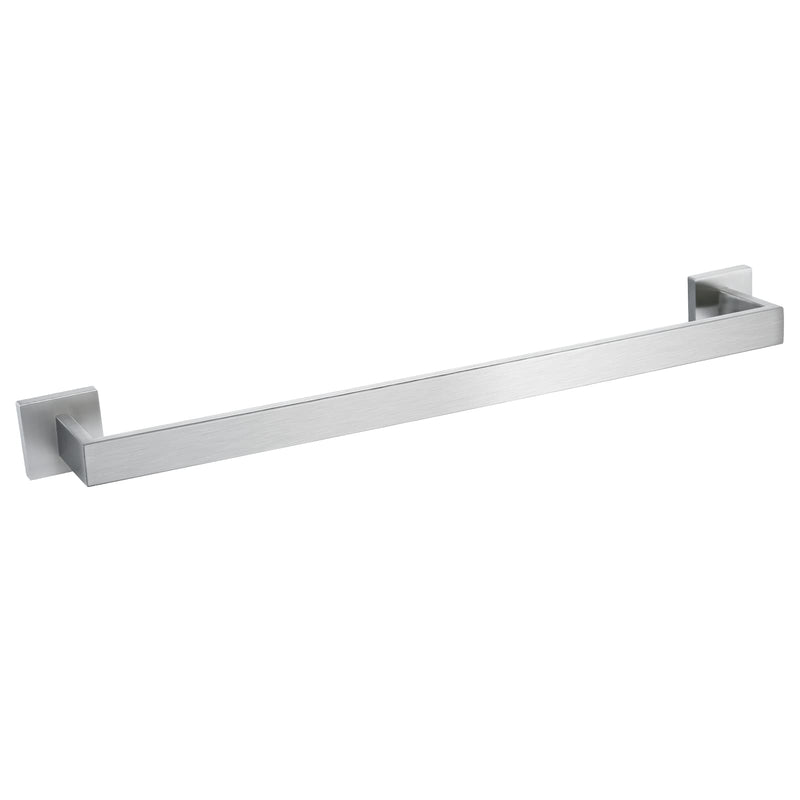 Single Towel Bar Brushed Nickle Bathroom Hardware Accessories Towel Holder for Bathroom,Wall Mount Stainless Steel 23.6 Inch