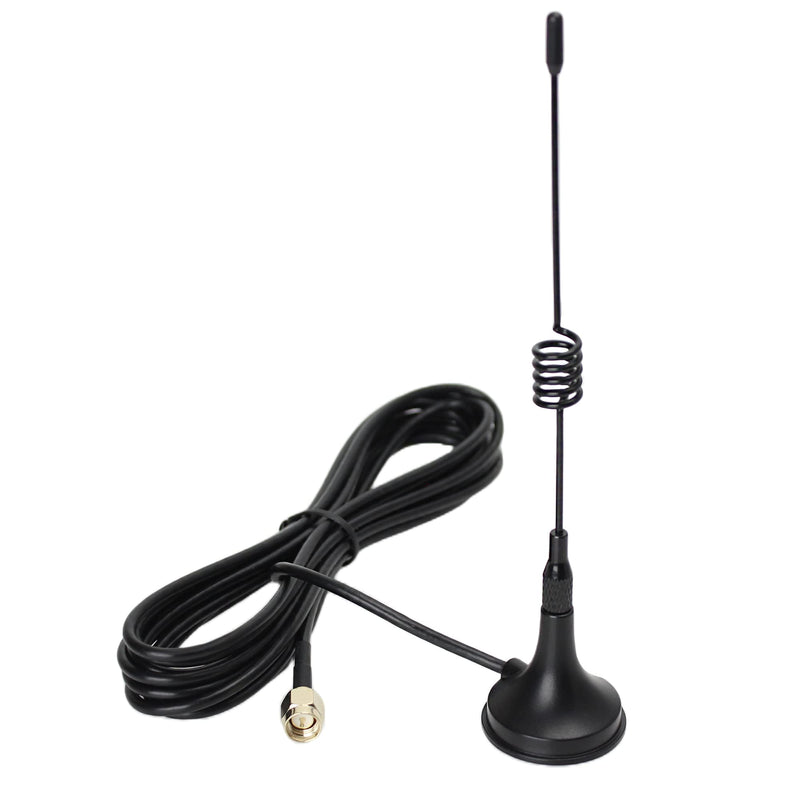 Dual Band WiFi Antenna 2.4GHz 5GHz 5.8GHz 2dBi Magnetic Antenna RP-SMA Male Antenna for WiFi Router Wireless Network 1 PACK