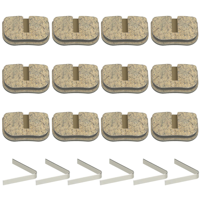 YOXUFA Mini Bike Brake Pads Disc Brake Pads for 79cc 97cc 100cc Coleman CT100U CC100X Baja Doodle Bug DB30 Motovox MBX10 Monster Moto MMB80 MMB105 49cc SYX Moto Mototec Pocket Dirt Bike ATV Parts 12