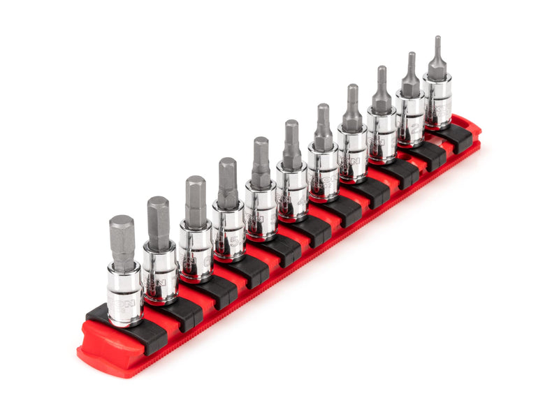 TEKTON Hex Bit Socket Set, 11-Piece | SHB90106 11-Piece (2-8 mm)