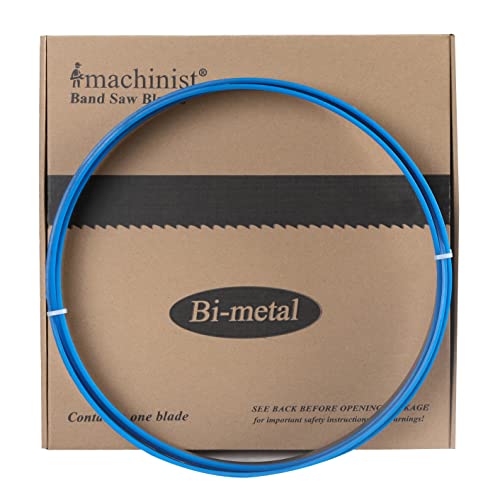 Imachinist S115121610 115-1/2" x 1" x 6/10 TPI M42 Bi-Metal Bandsaw Blades