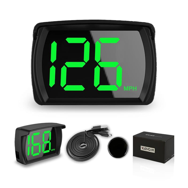 New Speedometer HUD GPS Digital Speed Meter MPH Speedo Head Up Display for Cars Trucks, USB Cable Plug & Play (G20-Only Green) G20-Only Green