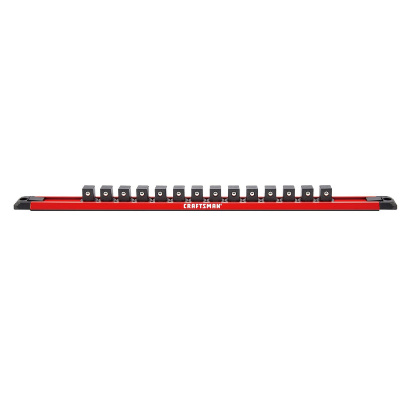CRAFTSMAN Locking Magnetic Socket Rail Holder, Tool Tray Storage Organizer, 1/2 Inch (CMMT99411) 1/2 in 1/2-Inch Drive Holder